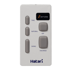 Điều khiển từ xa R1 màu trắng cho Quạt treo tường Hatari HF-W18R1